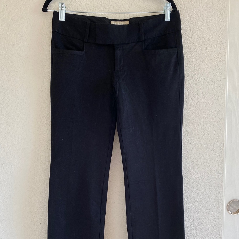 Wide leg trouser pants